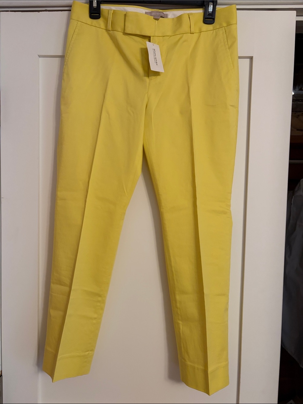 Banana Republic Women’s Yellow Dress Pants - Classic Tapered Fit